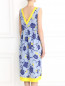 Платье из шелка с цветочным узором P.A.R.O.S.H.  –  Модель Верх-Низ1