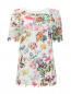 Блуза с вышивкой и цветочным узором Isola Marras  –  Общий вид
