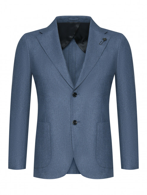 Однотонный пиджак из кашемира LARDINI - Общий вид