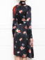 Платье-миди из шелка с узором Edition10  –  МодельВерхНиз1