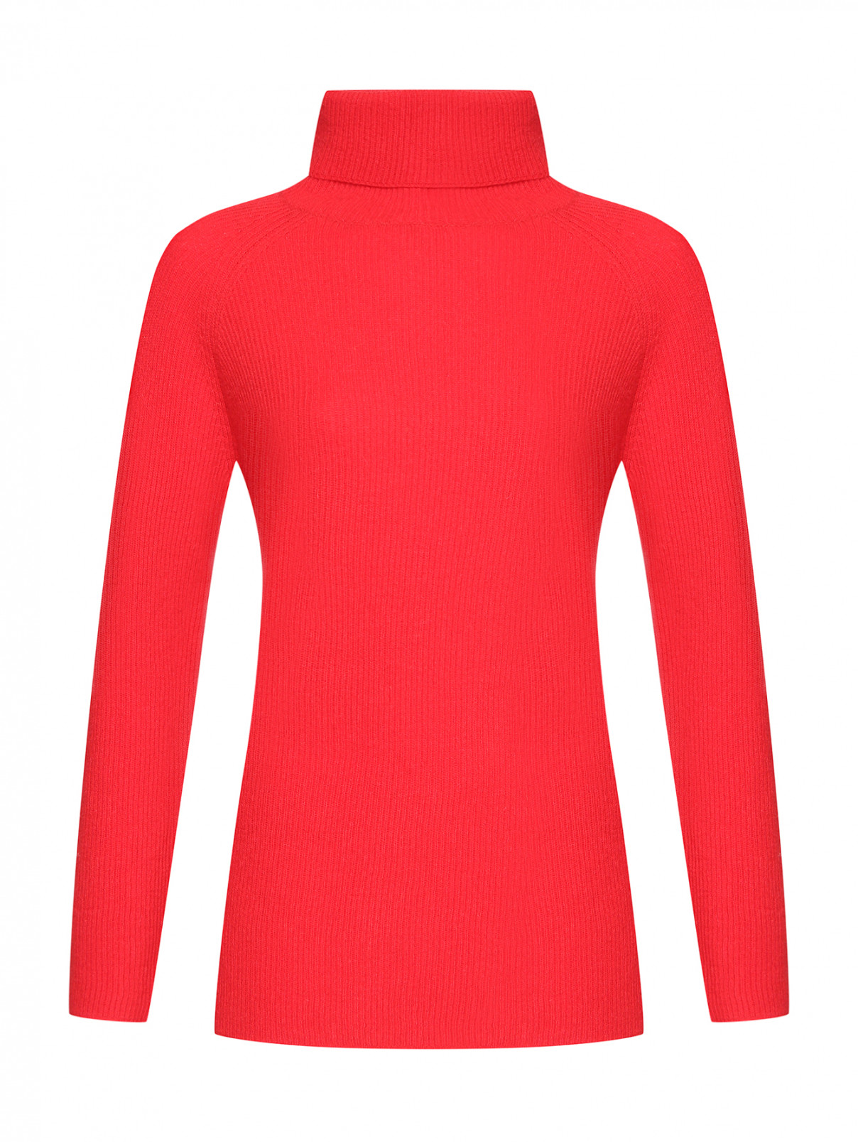 Однотонный свитер из смешанной шерсти Max&Co  –  Общий вид  – Цвет:  Красный