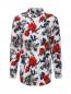 Блуза из шелка с цветочным узором Equipment  –  Общий вид