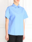 Рубашка из хлопка с короткими рукавами Jil Sander  –  Модель Верх-Низ