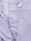 Укороченные джинсы прямого кроя Persona by Marina Rinaldi  –  Деталь1