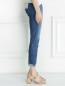 Джинсы с искусственными потертостями AG Jeans  –  Модель Верх-Низ2