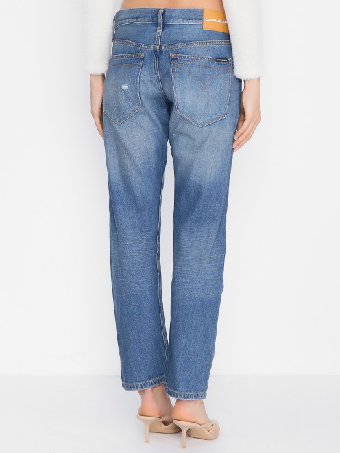 Укороченные джинсы из хлопка - МодельВерхНиз1