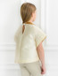 Блуза свободного кроя с воротничком из пайеток MiMiSol  –  Модель Верх-Низ1