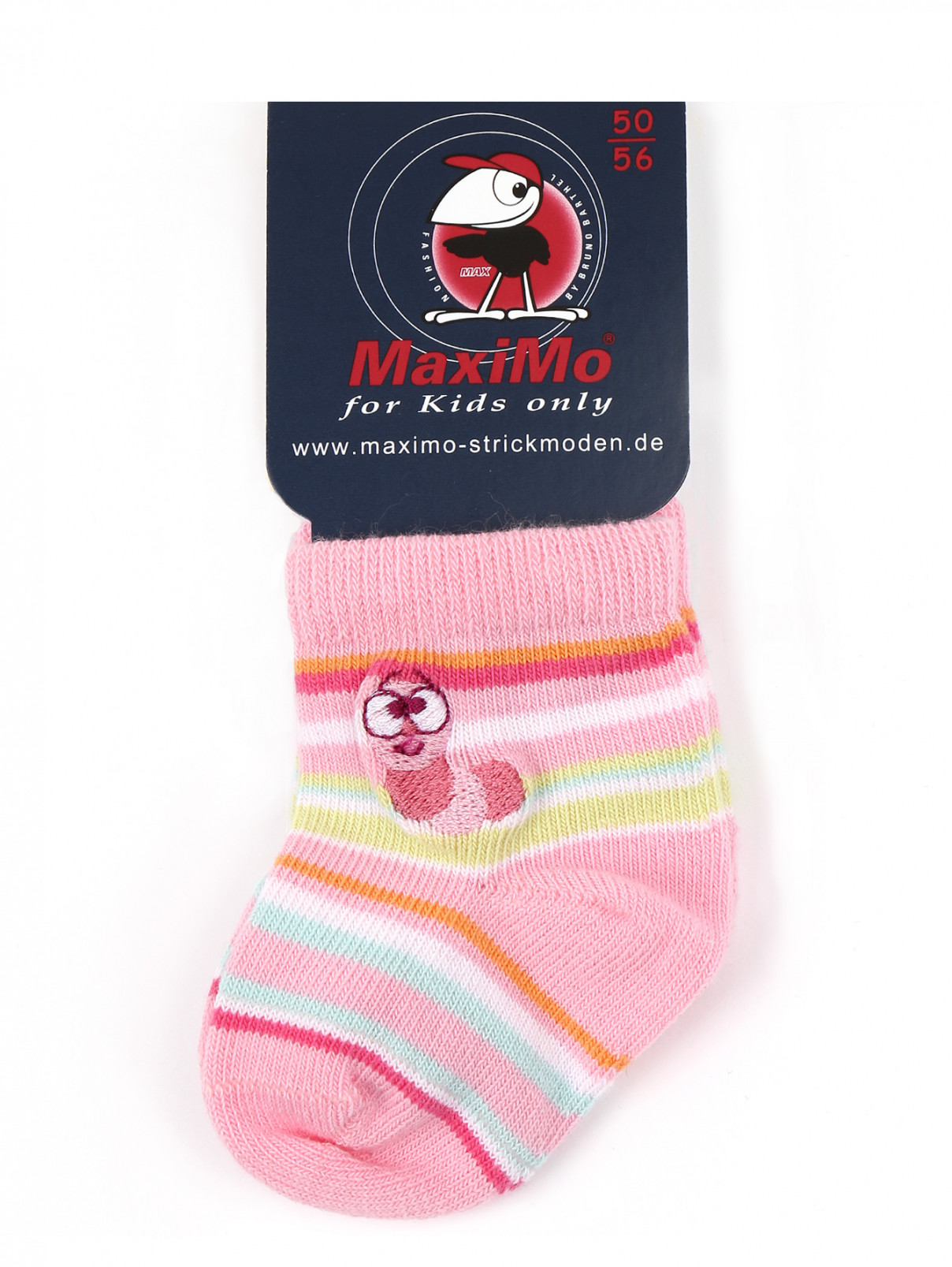 Носки из хлопка с узором "полоска" Maximo  –  Общий вид  – Цвет:  Узор
