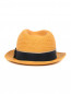 Шляпа соломенная с контрастной вставкой Paul Smith  –  Обтравка2
