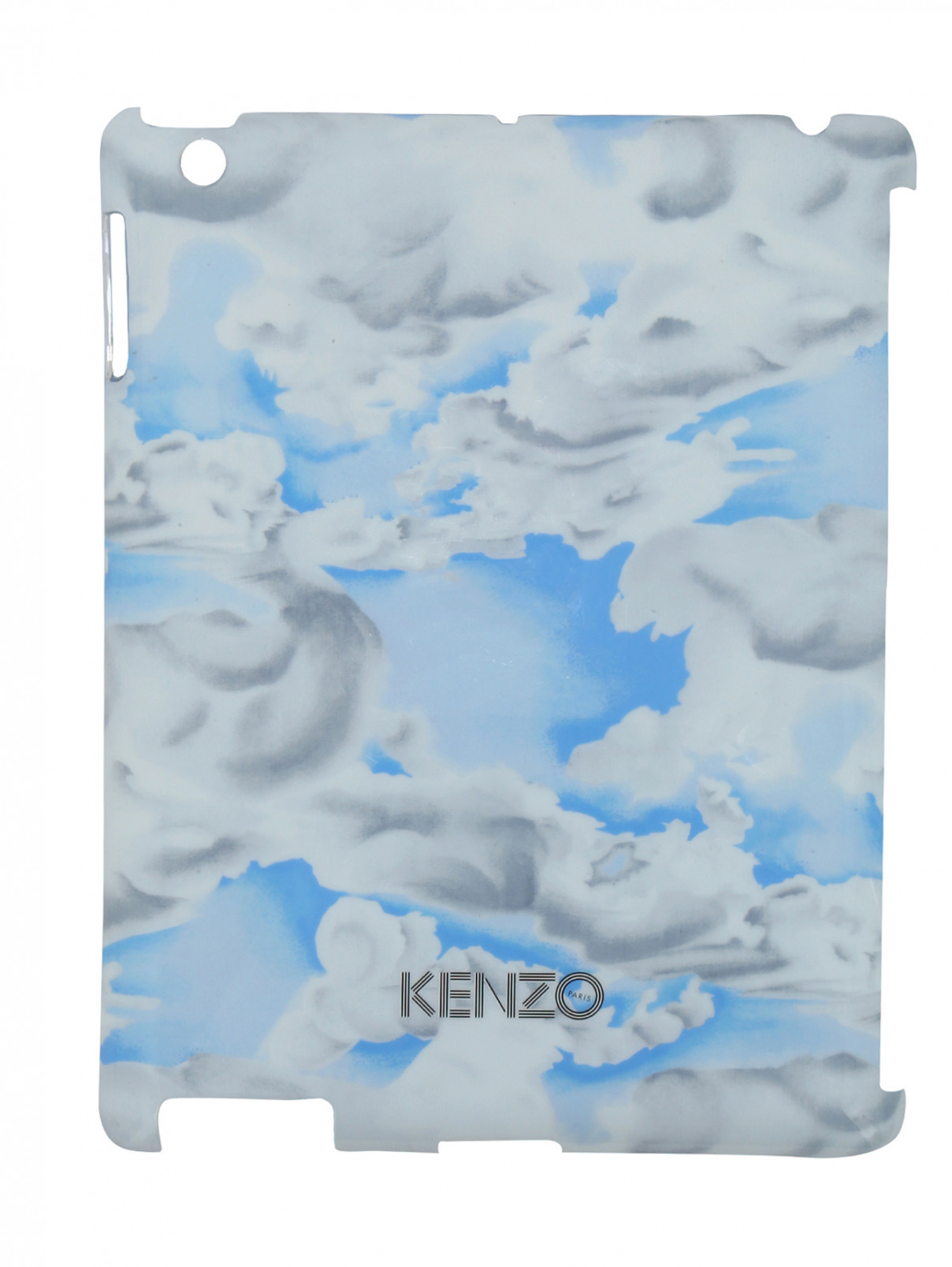 Чехол для iPad c узором Kenzo  –  Общий вид  – Цвет:  Синий