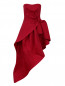 Платье-макси из шелка асимметричного кроя с драпировкой Alberta Ferretti  –  Общий вид