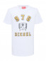 Хлопковая футболка с принтом Diesel  –  Общий вид
