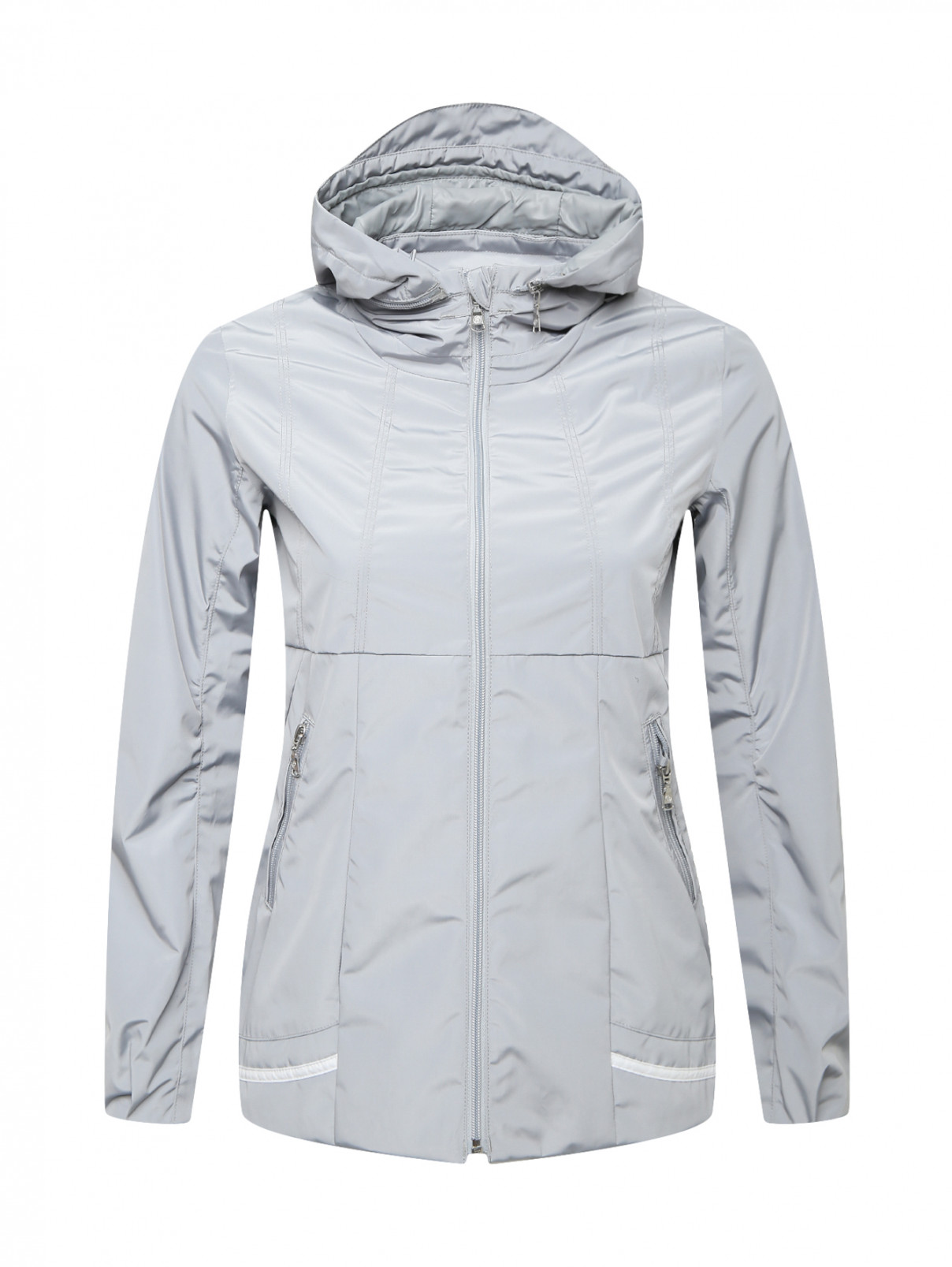 Куртка с декором на спинке Poivre Blanc  –  Общий вид  – Цвет:  Серый