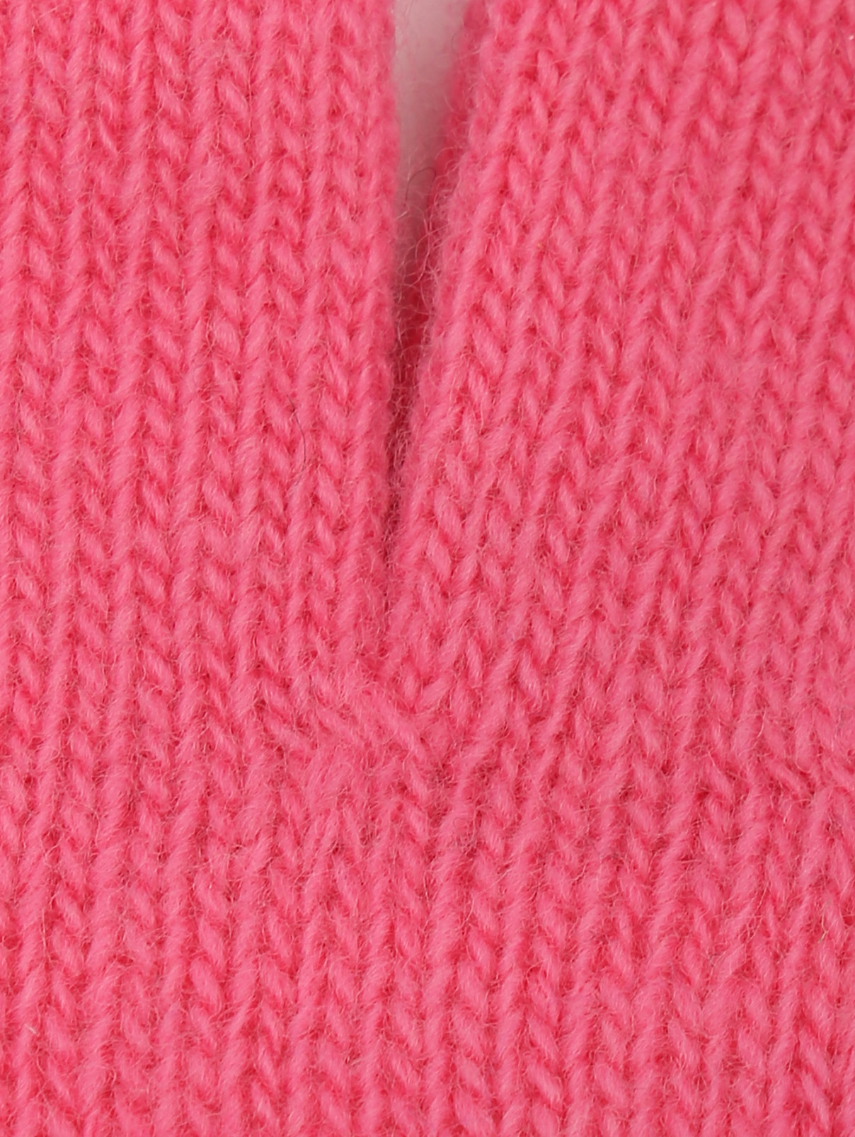 Перчатки из шерсти с бахромой Il Gufo  –  Деталь  – Цвет:  Фиолетовый