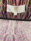 Блуза из шелка с узором и боковыми карманами Kira Plastinina  –  Деталь2