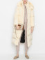 Куртка пуховик длины миди с декорированной молнией Woolrich  –  МодельОбщийВид