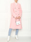 Двубортное пальто из хлопка Calvin Klein 205W39NYC  –  МодельОбщийВид