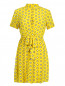 Платье-мини из шелка с узором "горох" Sportmax Code  –  Общий вид