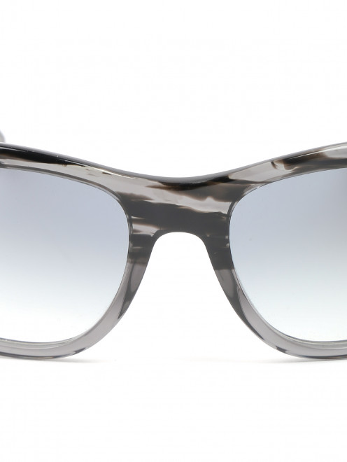 Солнцезащитные очки в пластиковой оправе с узором - Деталь1
