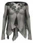 Блуза из шелка асимметричного кроя Alberta Ferretti  –  Общий вид