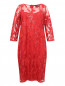 Платье с узором декорированное пайетками Marina Rinaldi  –  Общий вид