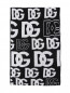 Шарф из шерсти с логотипичным узором Dolce & Gabbana  –  Общий вид