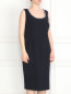 Платье-футляр декорированное стразами Marina Rinaldi  –  Модель Верх-Низ