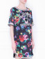 Платье-футболка с принтом Love Moschino  –  МодельВерхНиз