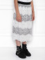 Кружевная юбка на резинке Ermanno Scervino Junior  –  МодельВерхНиз