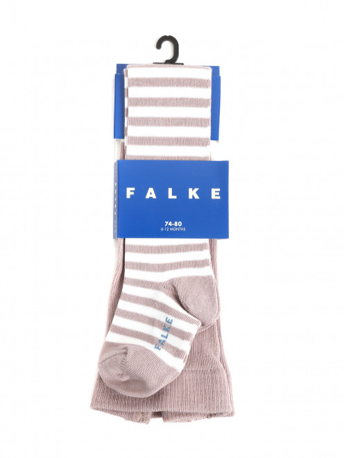 Колготки из хлопка с узором "полоска" Falke - Общий вид