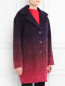 Однобортное пальто с контрастными пуговицами Juicy Couture  –  Модель Верх-Низ