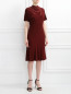 Трикотажное платье декорированное вышивкой Jean Paul Gaultier  –  Модель Общий вид