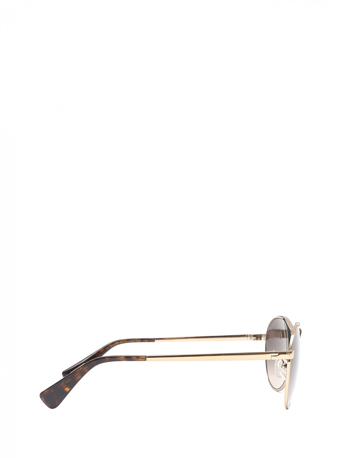 Cолнцезащитные очки в оправе из металла Lanvin  –  Обтравка2  – Цвет:  Металлик