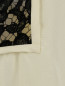 Блуза из шелка декорированная кружевом Moschino  –  Деталь1