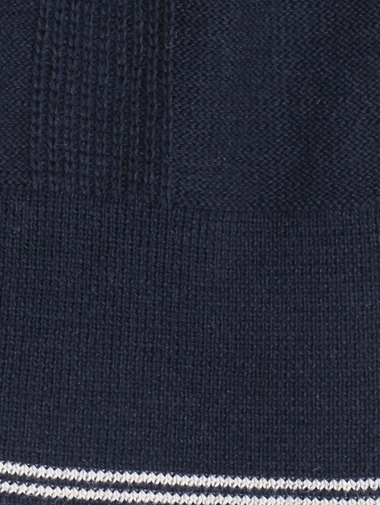 Джемпер из хлопка на пуговицах с узором Altea  –  Деталь1  – Цвет:  Синий