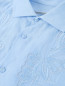 Рубашка из льна с узором Ermanno Scervino  –  Деталь