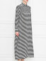 Платье-рубашка из шелка в полоску Max Mara  –  МодельВерхНиз