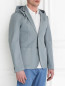 Пиджак однобортный из хлопка с отстегивающимся капюшоном Jil Sander  –  Модель Верх-Низ