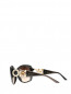 Солнцезащитные очки "стрекоза" в пластиковой оправе с декоративными дужками BVLGARI  –  Обтравка2