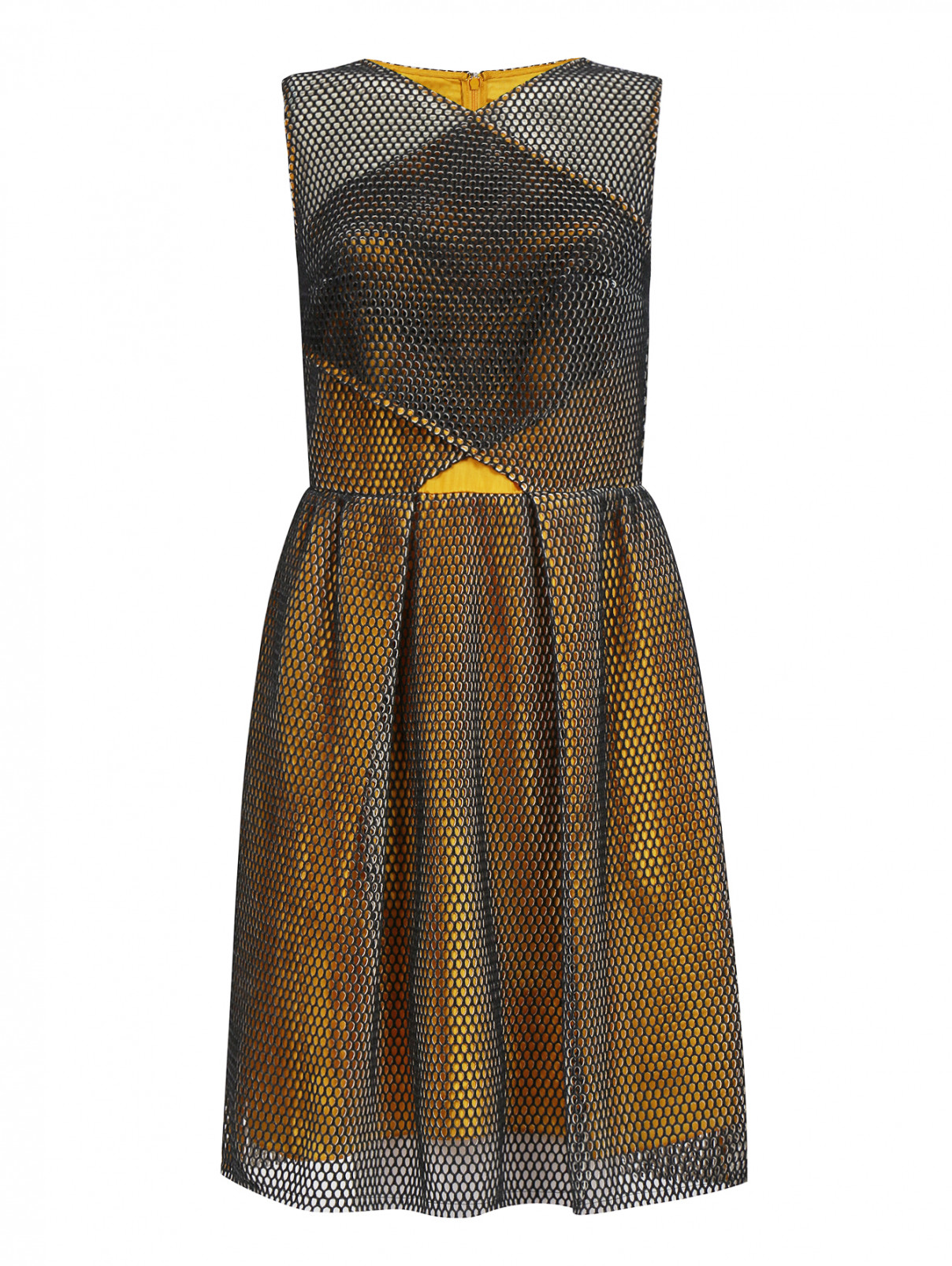 Платье из смешанного хлопка Carven  –  Общий вид  – Цвет:  Серый