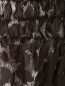 Платье-мини из полиэстера с анималистичным узором Norma Kamali  –  Деталь