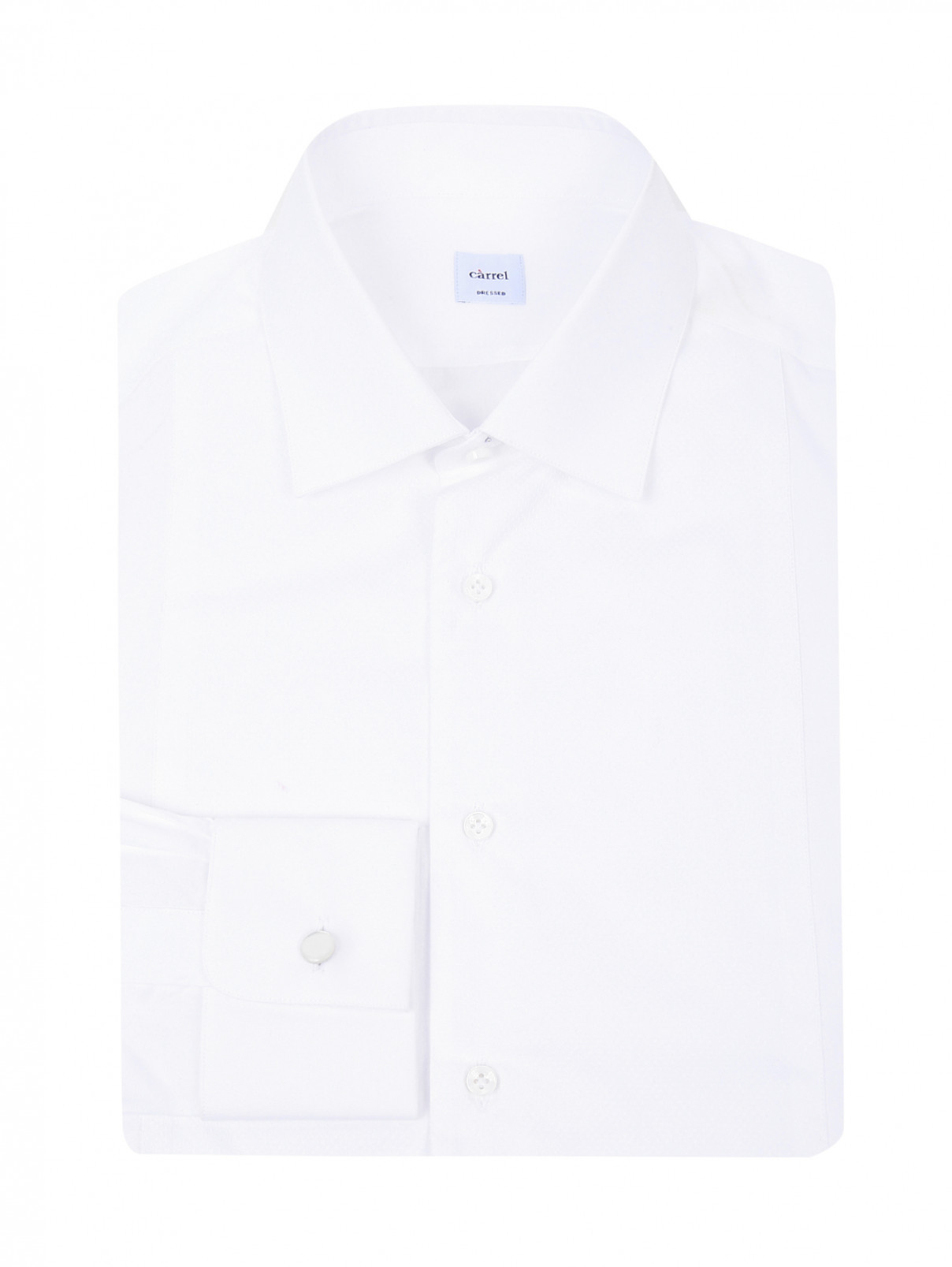 Рубашка из хлопка Carrel  –  Общий вид  – Цвет:  Белый