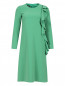 Платье-миди с драпировкой и длинным рукавом Moschino Boutique  –  Общий вид