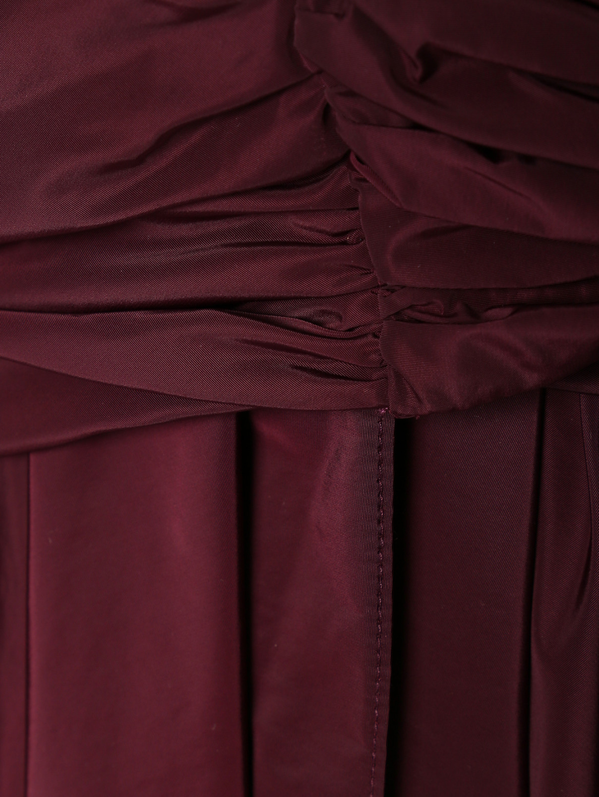 Платье однотонное с запахом Rhea Costa  –  Деталь  – Цвет:  Красный