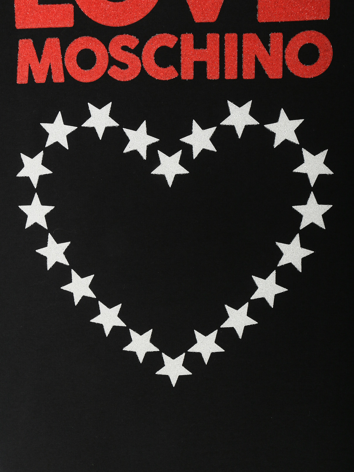 Платье с принтом Moschino Love  –  Деталь