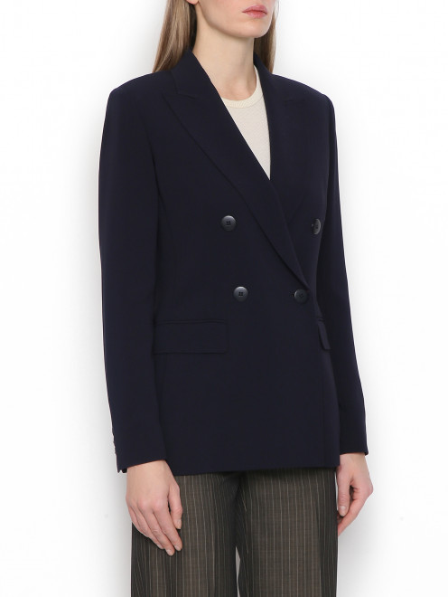 Двубортный жакет с карманами Max Mara - МодельВерхНиз