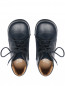 Ботинки из гладкой кожи на шнурках Pom d'Api  –  Обтравка4