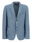 Пиджак из льна с накладными карманами Tagliatore  –  Общий вид