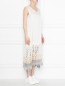 Платье свободного кроя с ажурной отделкой Jil Sander  –  МодельВерхНиз