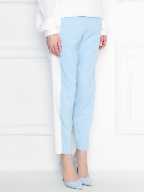 Укороченные брюки с лампасами Ermanno Scervino - МодельВерхНиз